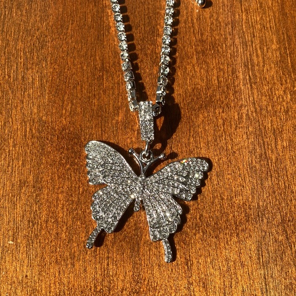 Butterfly Pendant Necklace - Picture 3 of 6
